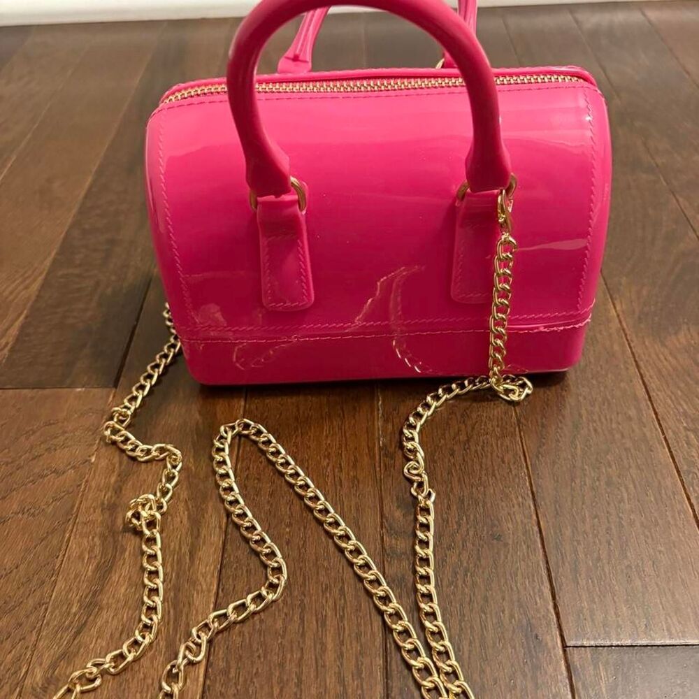 Vintage Victoria's Secret PINK Plush Dog and Pink Hard Shell Bag Set Y2K - Picture 3 of 8